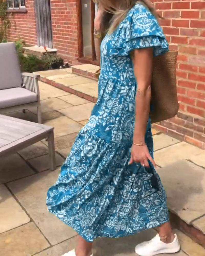 Mireille™ | Robe fluide à imprimé floral