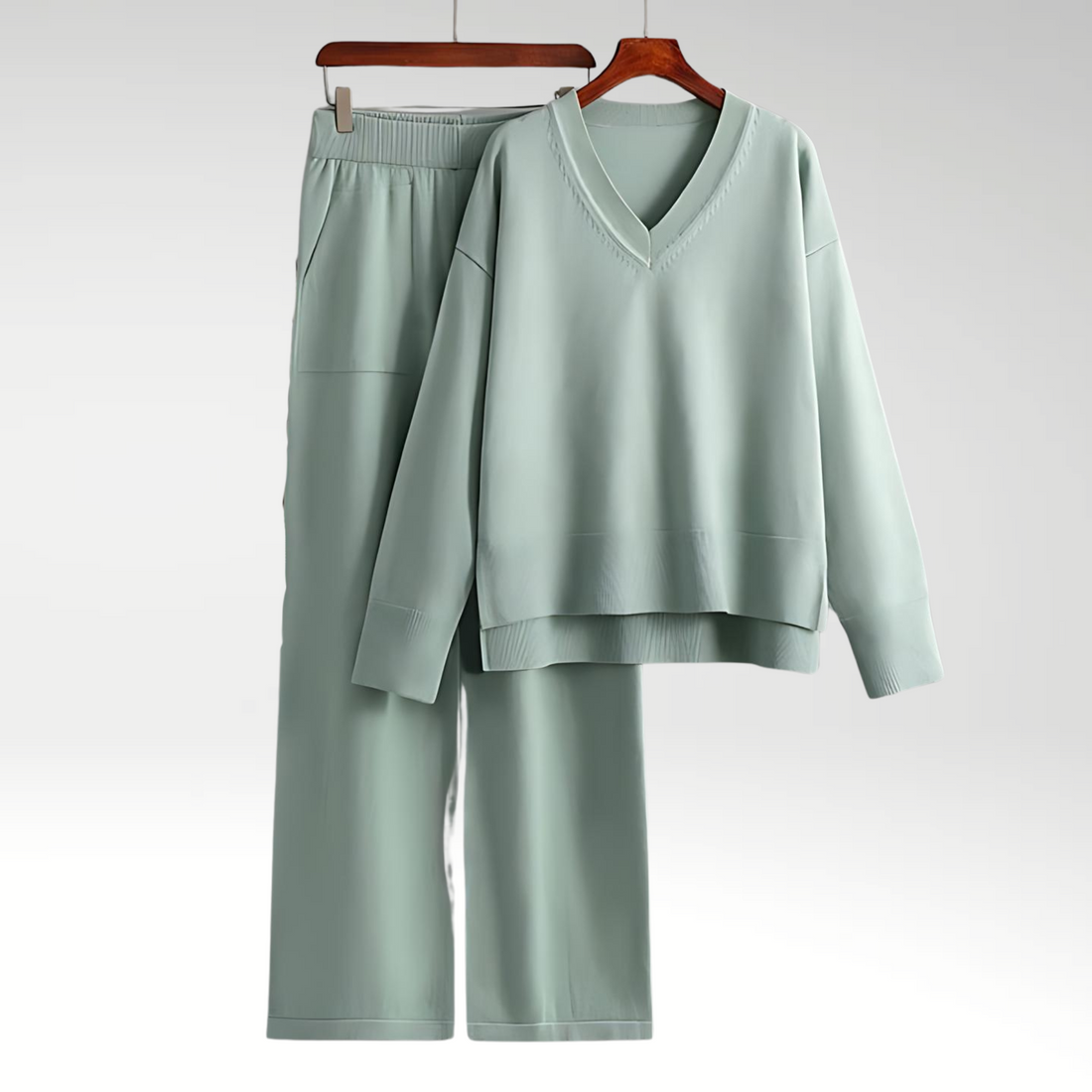 Josette | Luxe Ensemble deux pièces col V