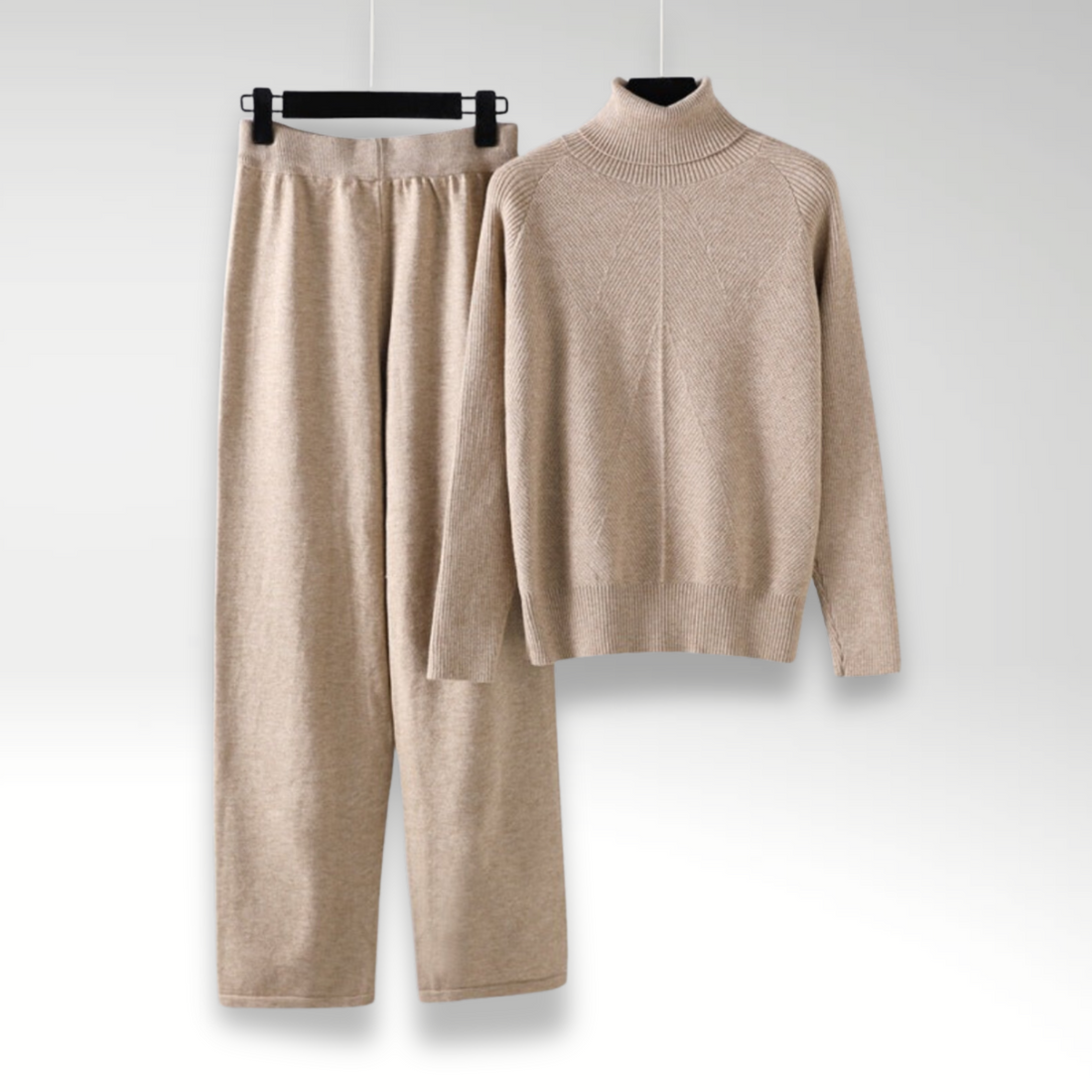 Laetitia | Ensemble deux pièces Lounge en tricot torsadé