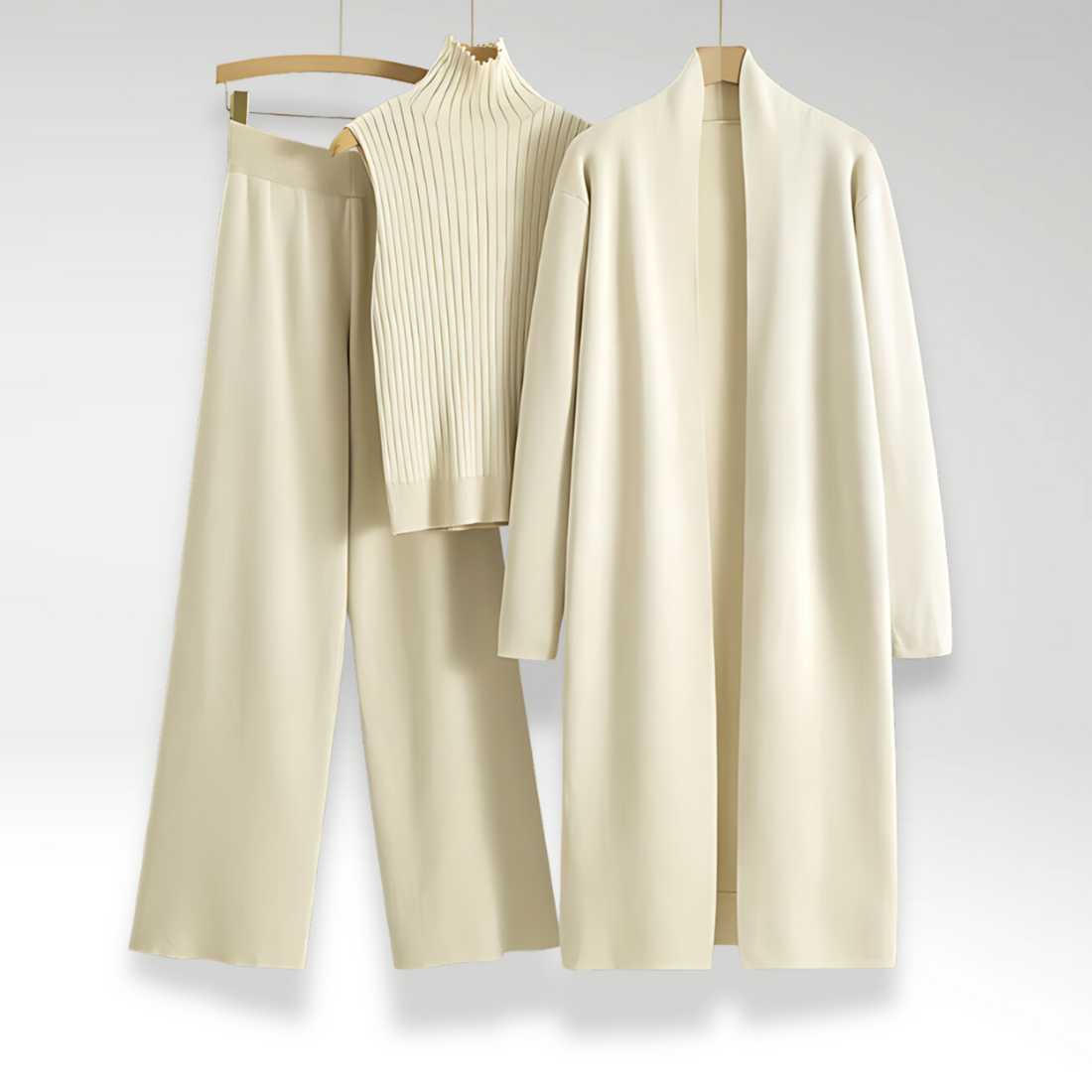 Julie | Ensemble trois pièces en maille Luxe