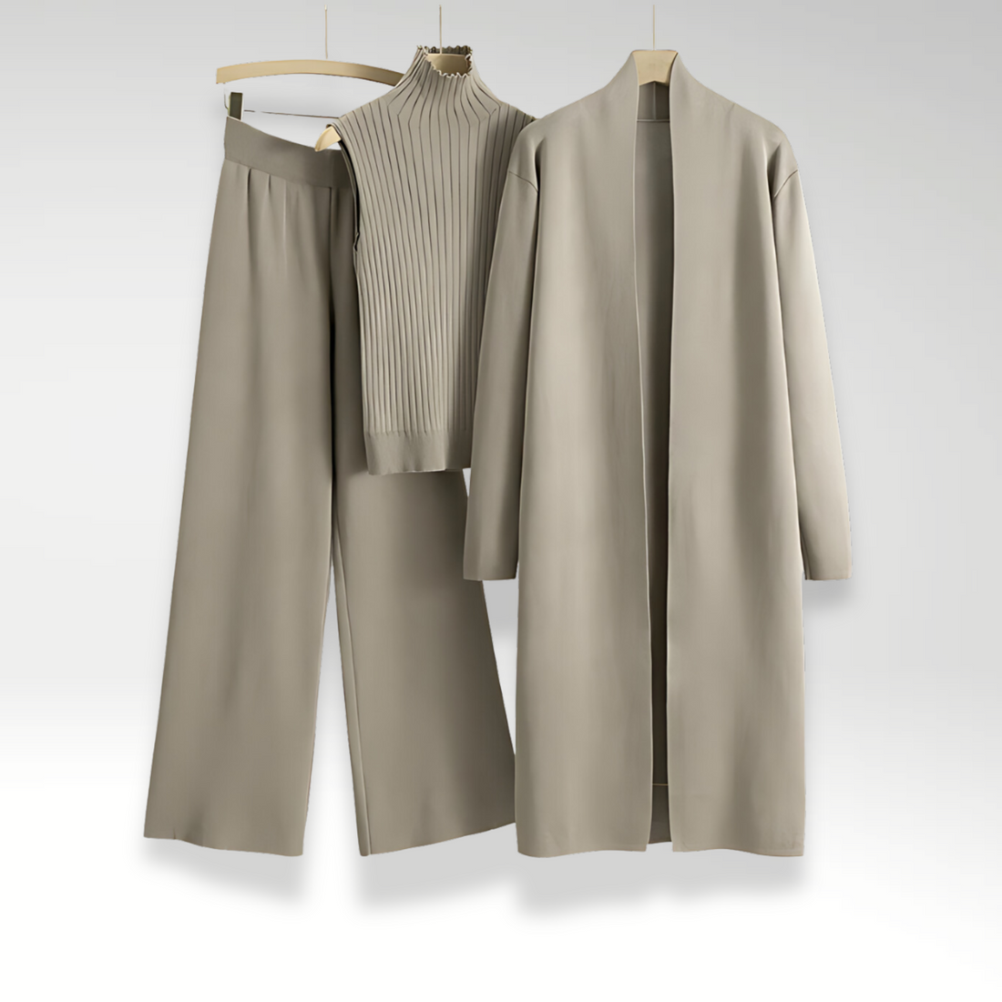Julie | Ensemble trois pièces en maille Luxe