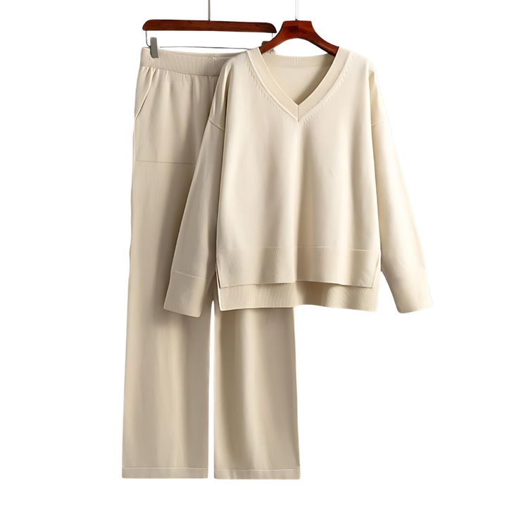 Josette | Luxe Ensemble deux pièces col V
