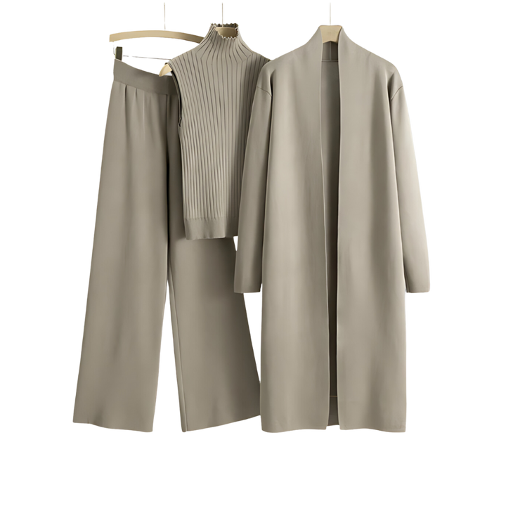 Julie | Ensemble trois pièces en maille Luxe