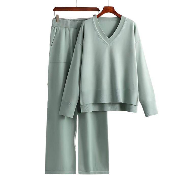 Line | Ensemble deux pièces Luxe à col en V