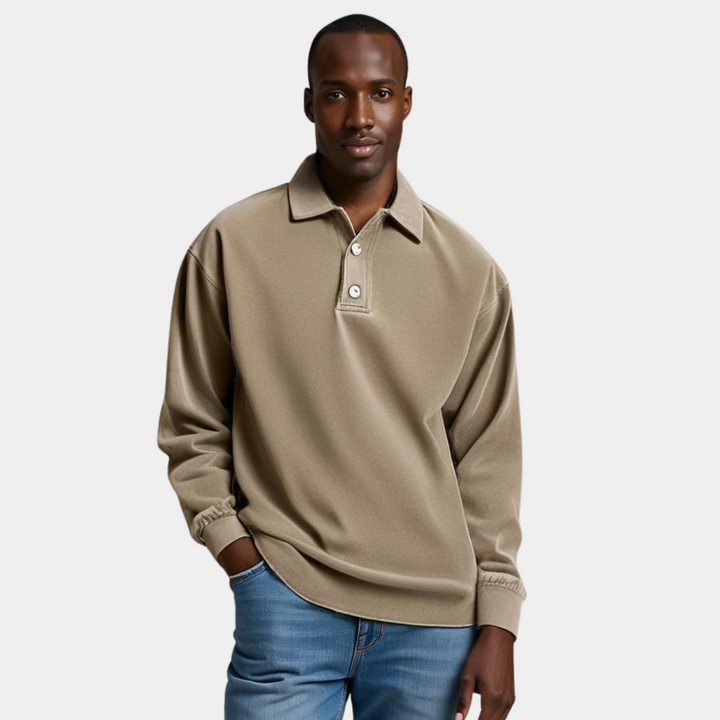 Lierre & Sève™ | Chemise Élégante Homme à Manches Longues