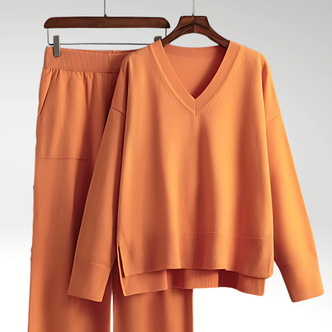 Josette | Luxe Ensemble deux pièces col V