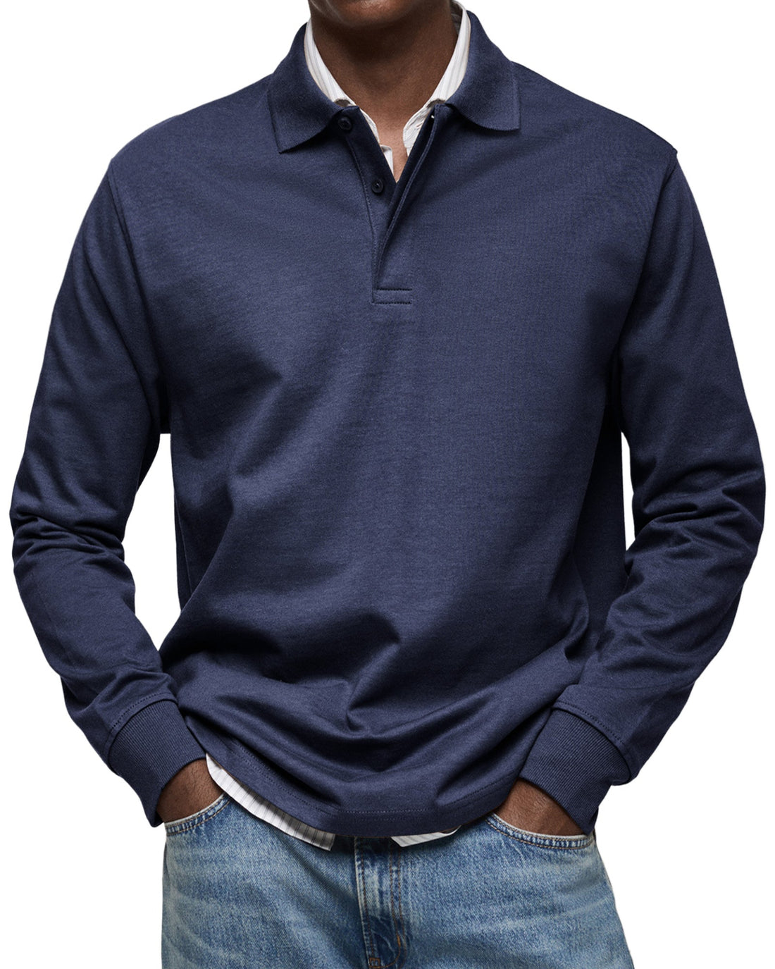 Polo Casual Alexandre™ à Manches Longues
