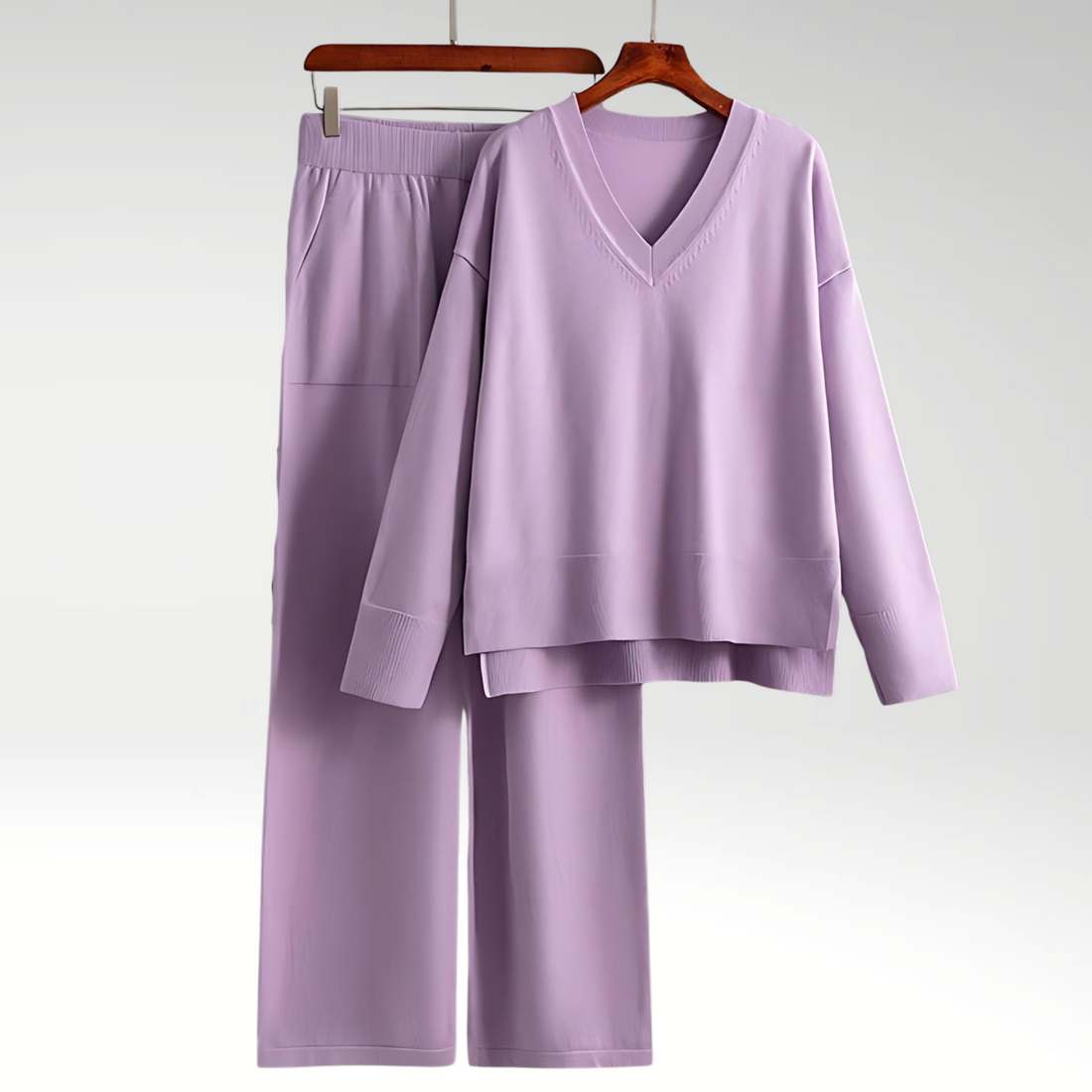 Line | Ensemble deux pièces Luxe à col en V