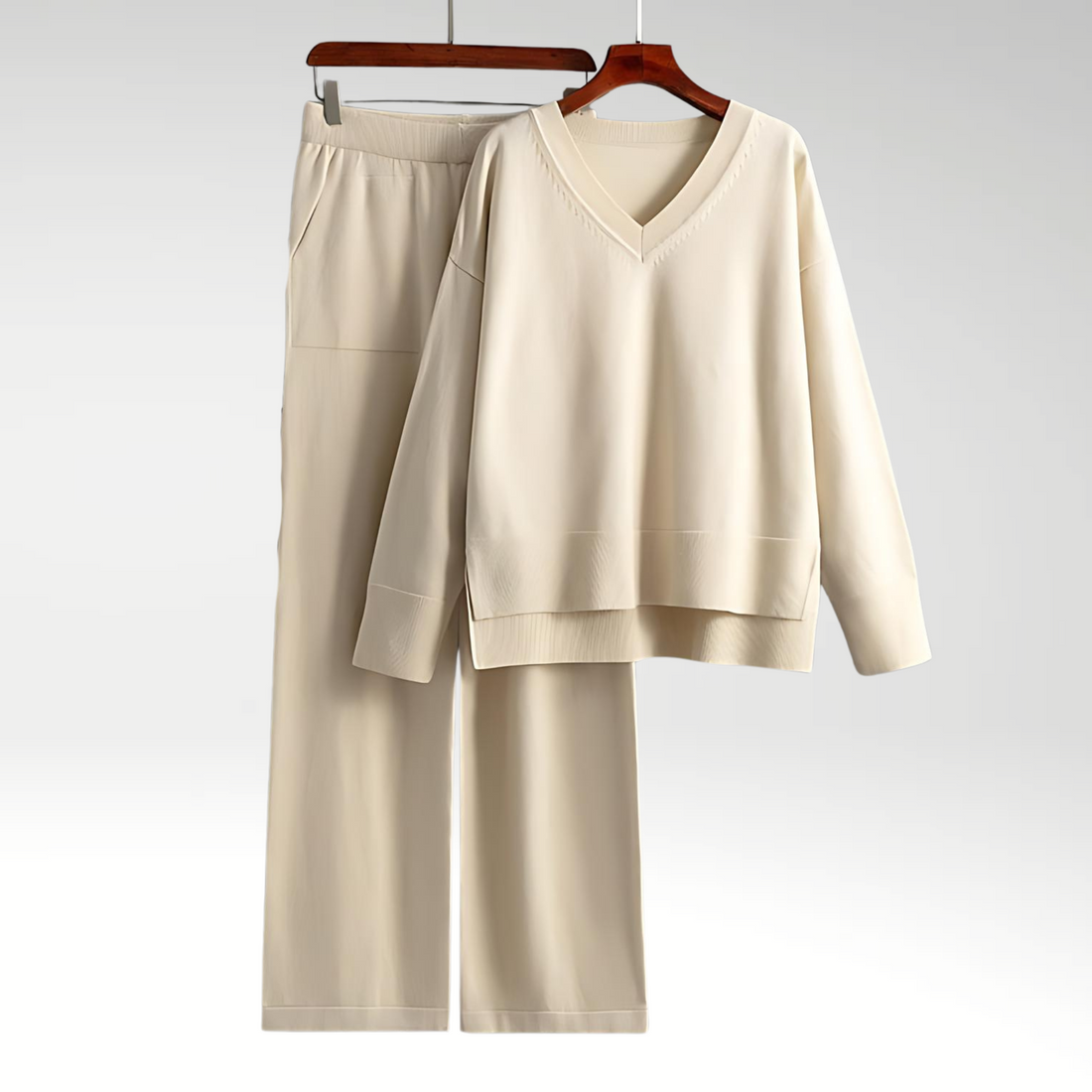 Josette | Luxe Ensemble deux pièces col V
