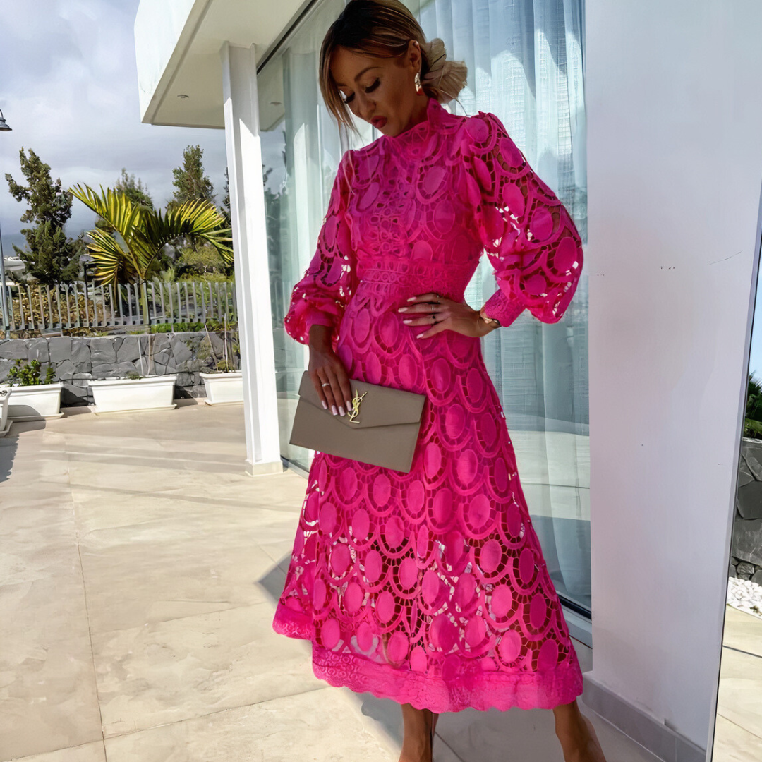 Élise™ | Robe dentelle éclatante et féminine