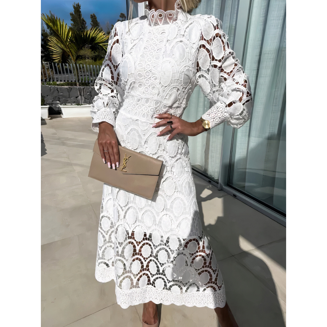 Élise™ | Robe dentelle éclatante et féminine