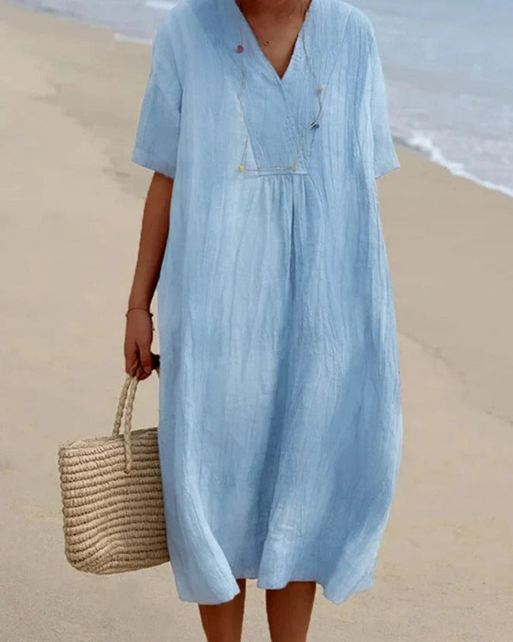 MYKA - LINEN STRAND ROBE