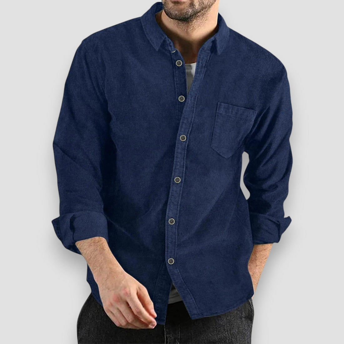Georges™ | Chemise en Velours Côtelé Confortable