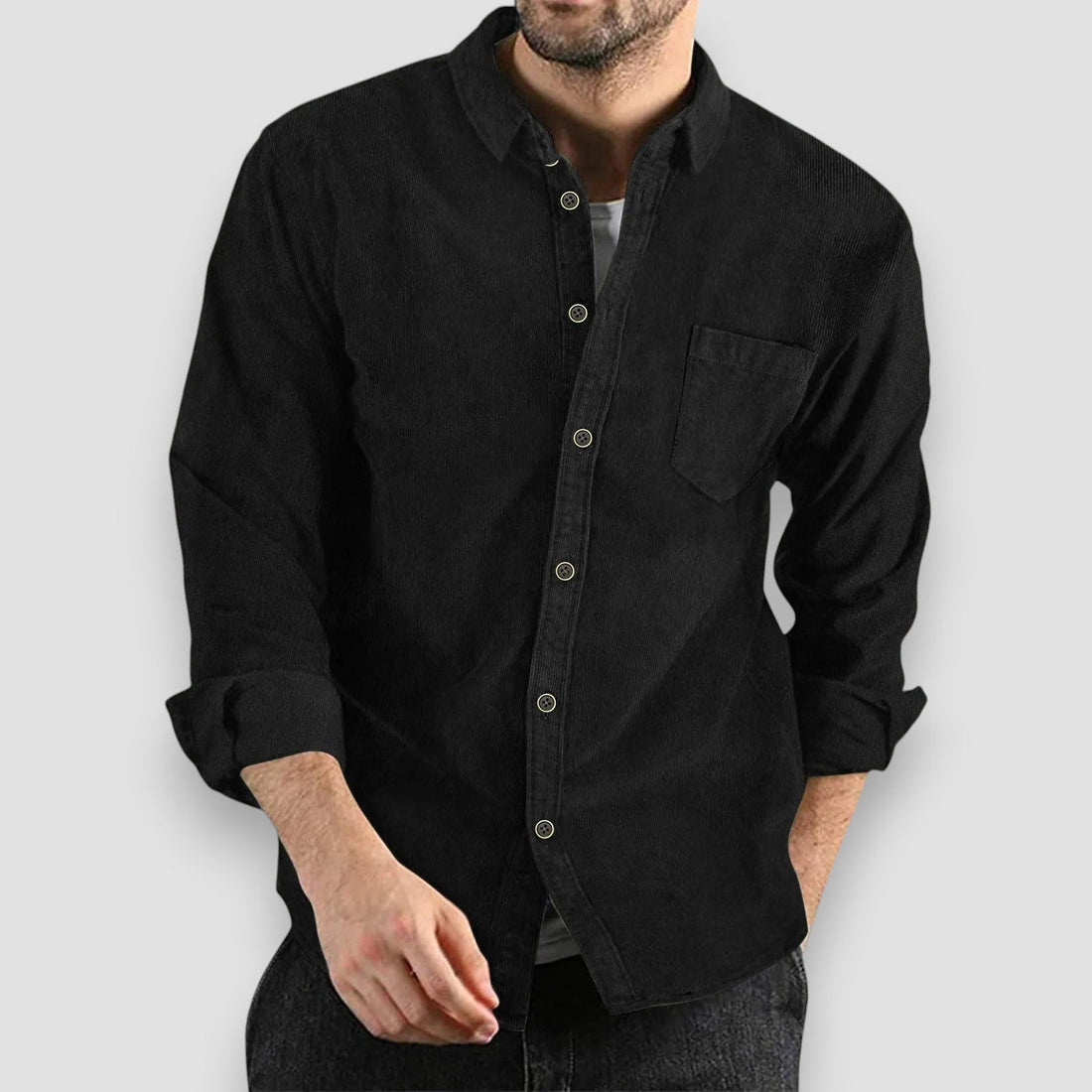 Georges™ | Chemise en Velours Côtelé Confortable