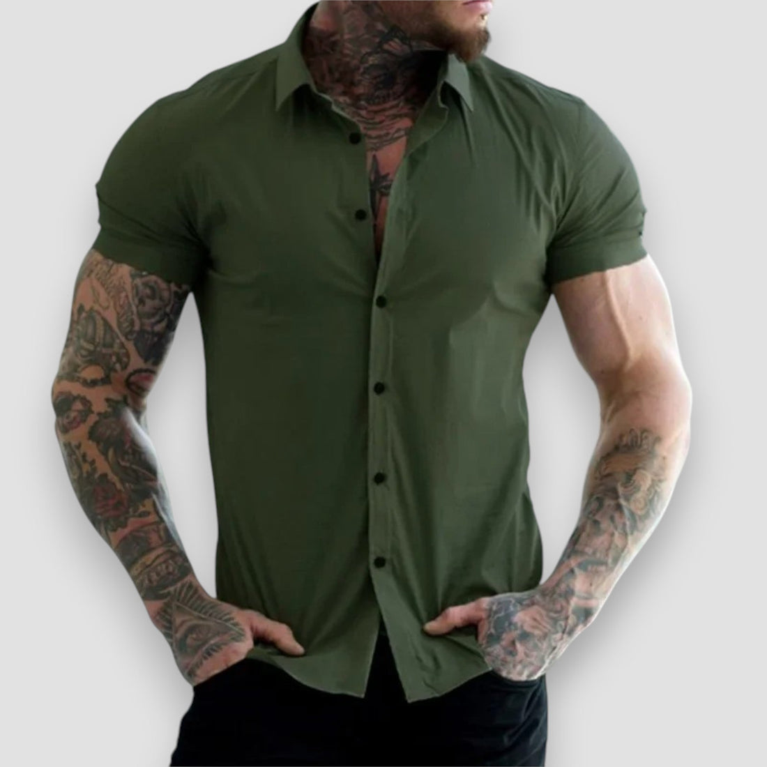 La Rochelle™ | Chemise de fitness à manches courtes