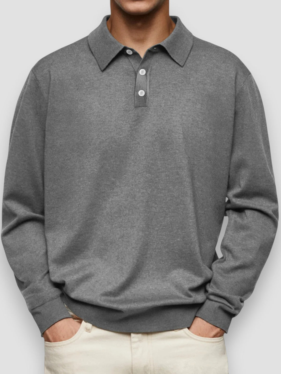 Robert™ | Polo Décontracté à Manches Longues