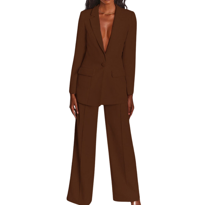 Lucette | Ensemble Blazer et Pantalon Élégant