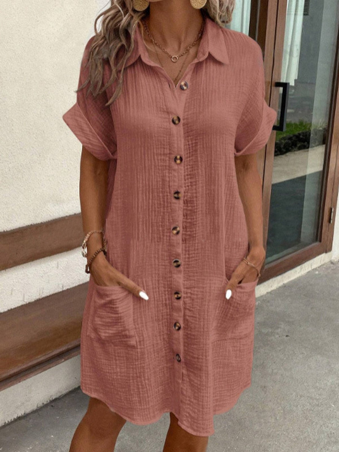 Albine™ | Robe polo chic et décontractée