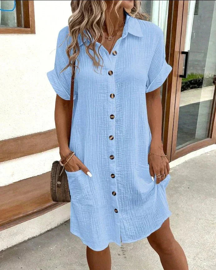Albine™ | Robe polo chic et décontractée