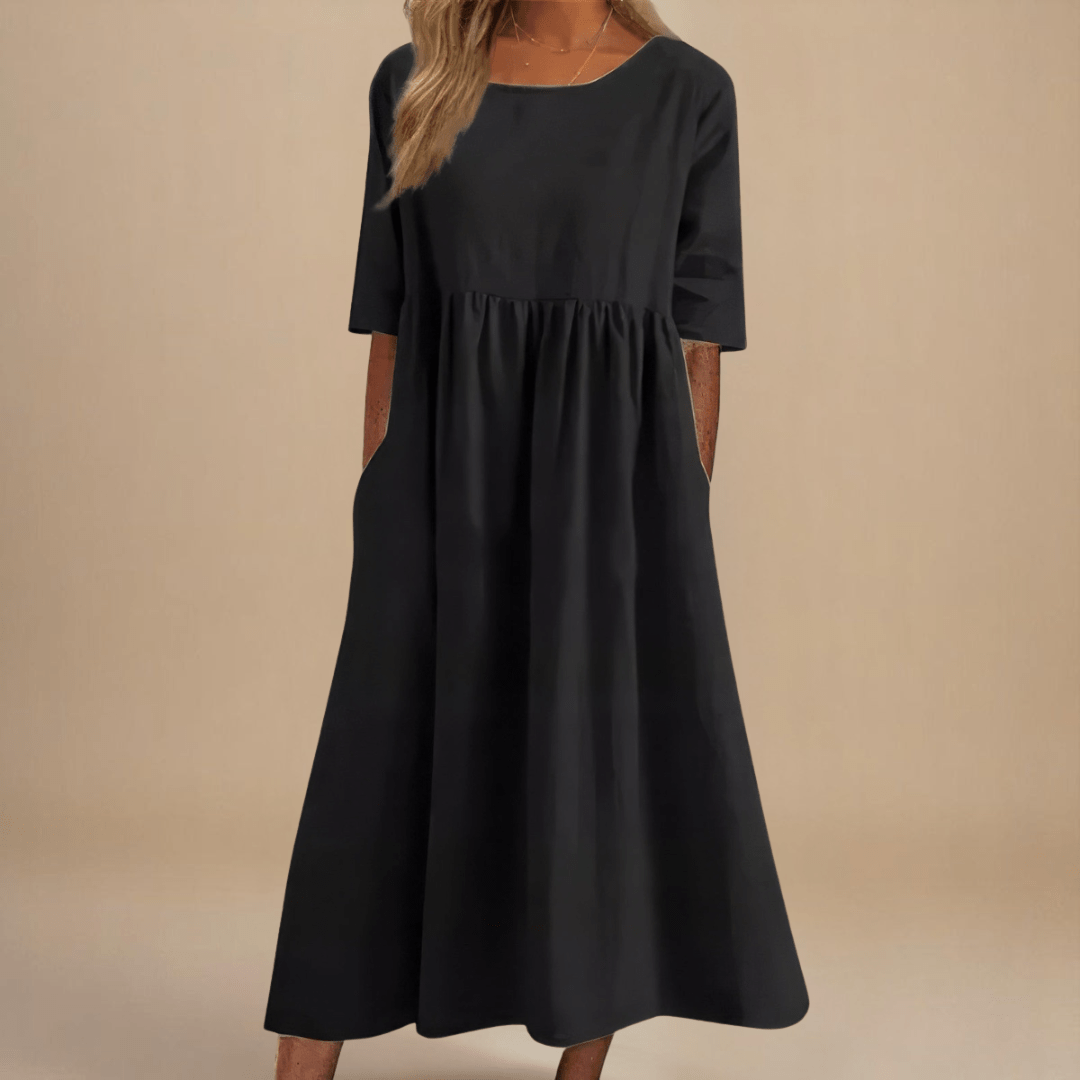 Amélie™ | Robe à Poches en Coton Doux
