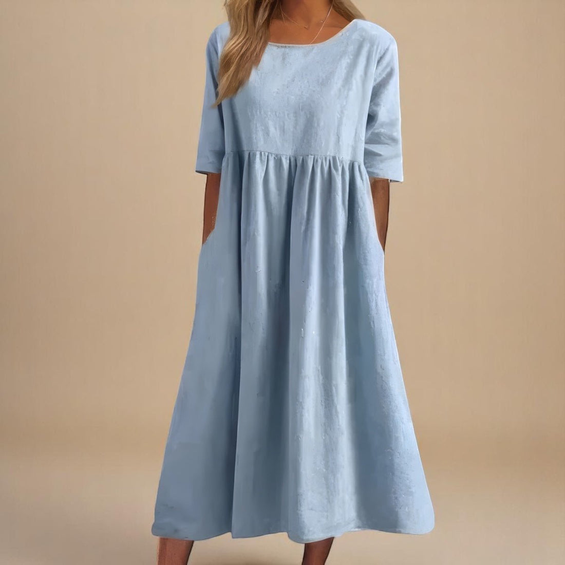 Amélie™ | Robe à Poches en Coton Doux