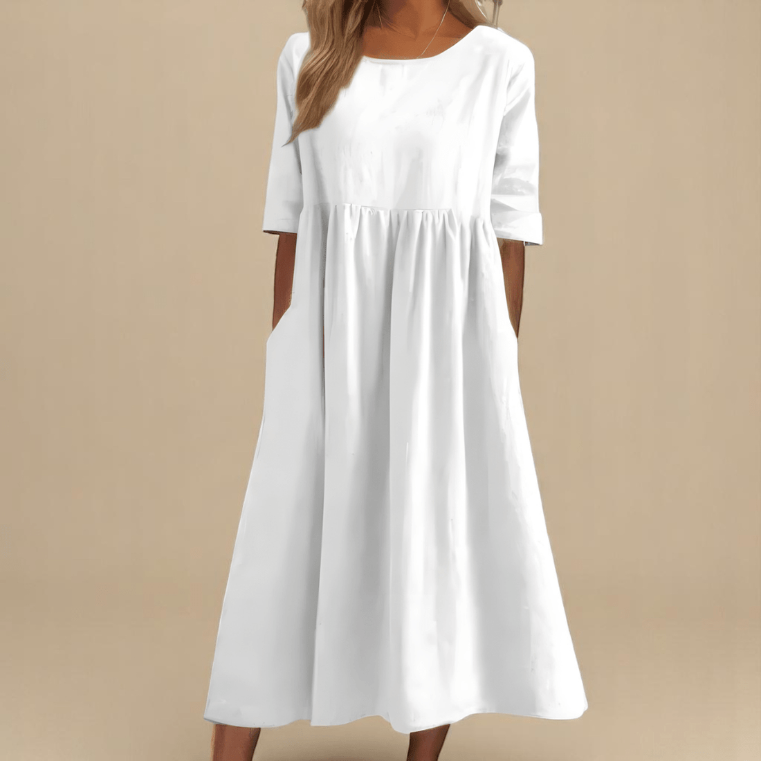 Amélie™ | Robe à Poches en Coton Doux