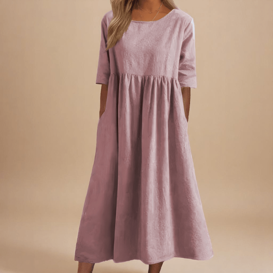 Amélie™ | Robe à Poches en Coton Doux