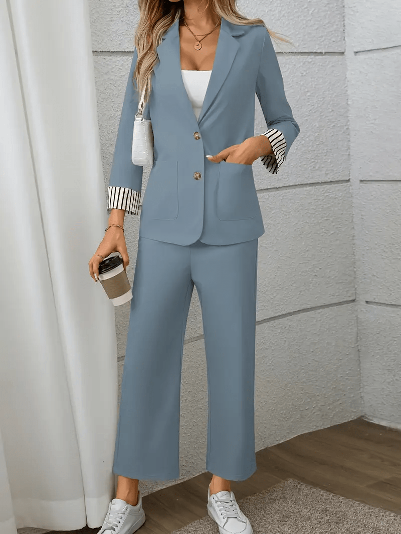 Amélise™ | Ensemble Blazer Femme Chic et Confortable
