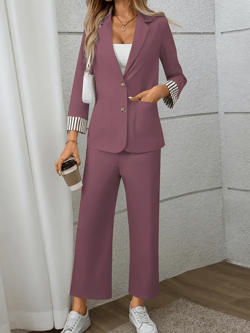 Amélise™ | Ensemble Blazer Femme Chic et Confortable