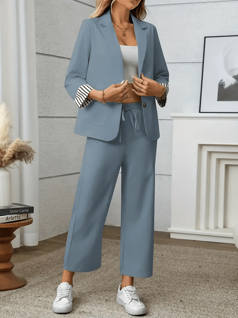 Amélise™ | Ensemble Blazer Femme Chic et Confortable