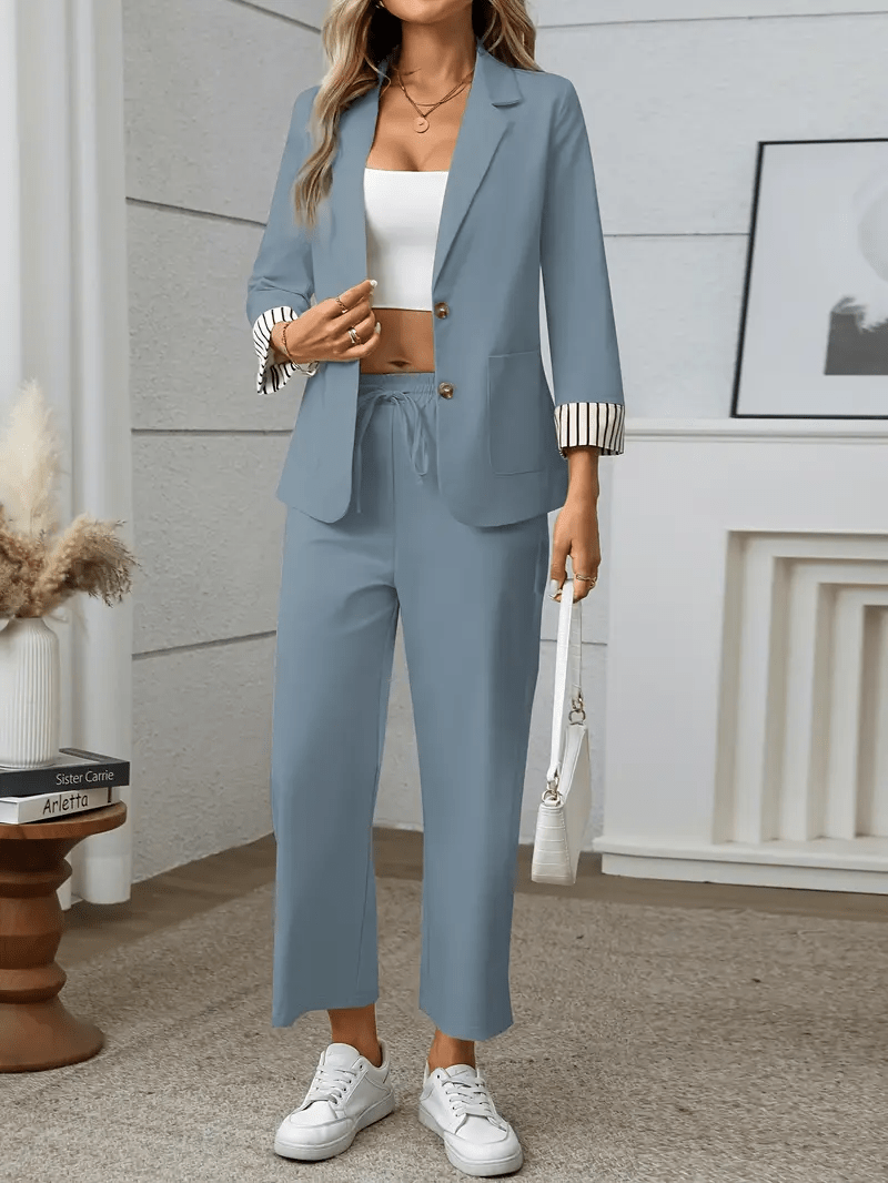 Amélise™ | Ensemble Blazer Femme Chic et Confortable