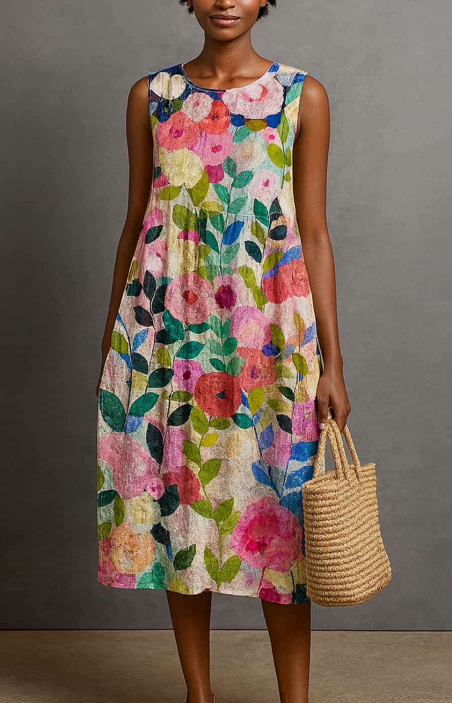 Aubrey™ | Robe midi élégante et décontractée