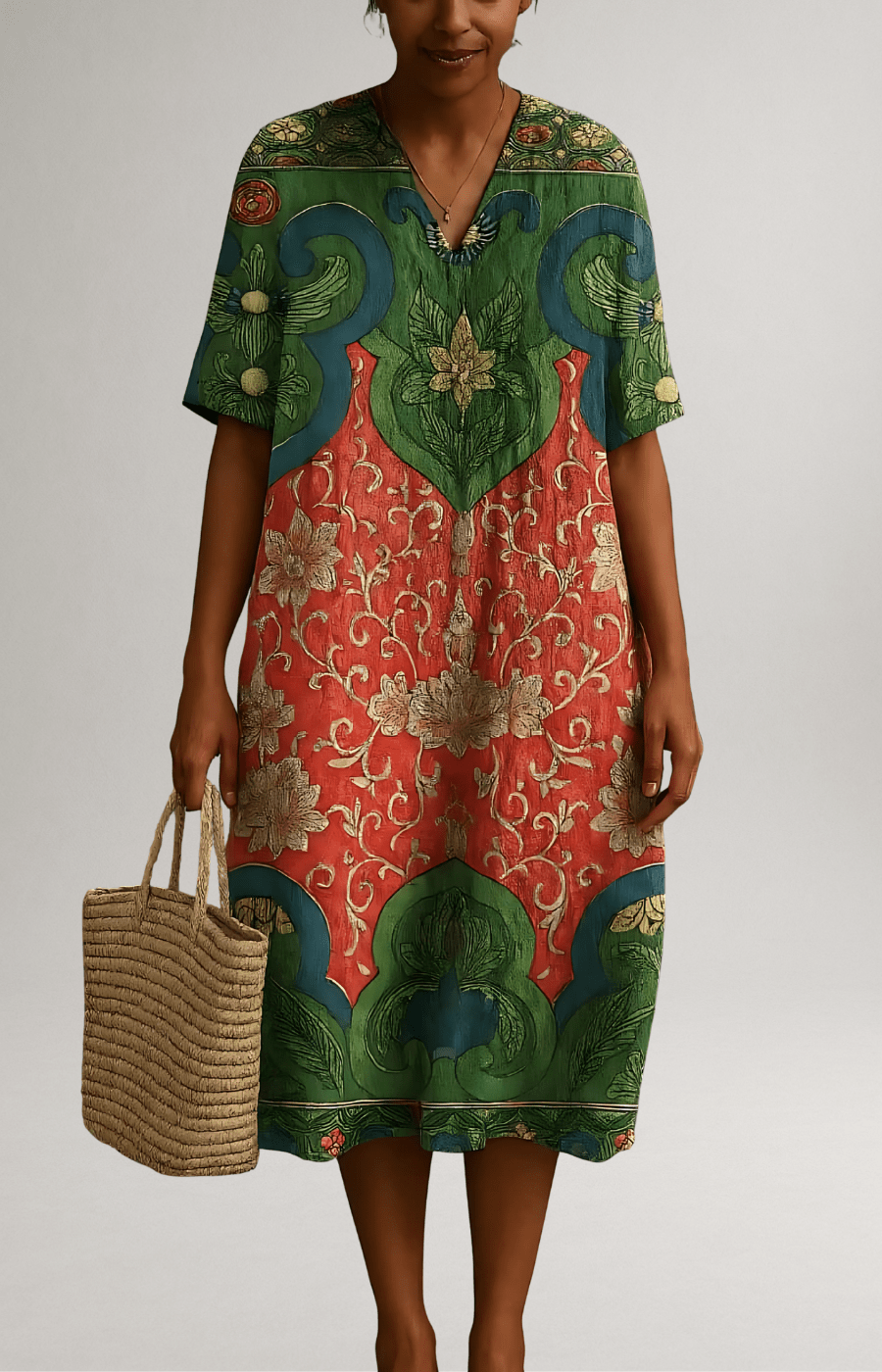 Aubrey™ | Robe midi élégante et décontractée