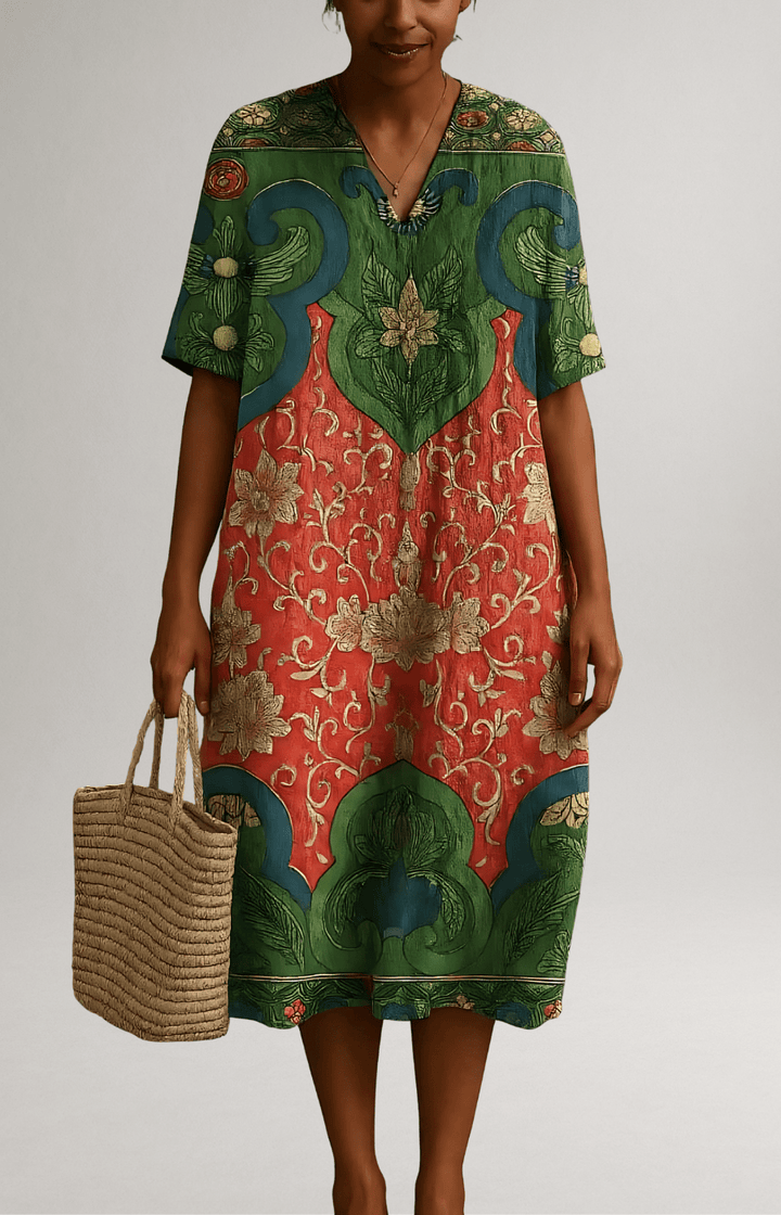 Aubrey™ | Robe midi élégante et décontractée