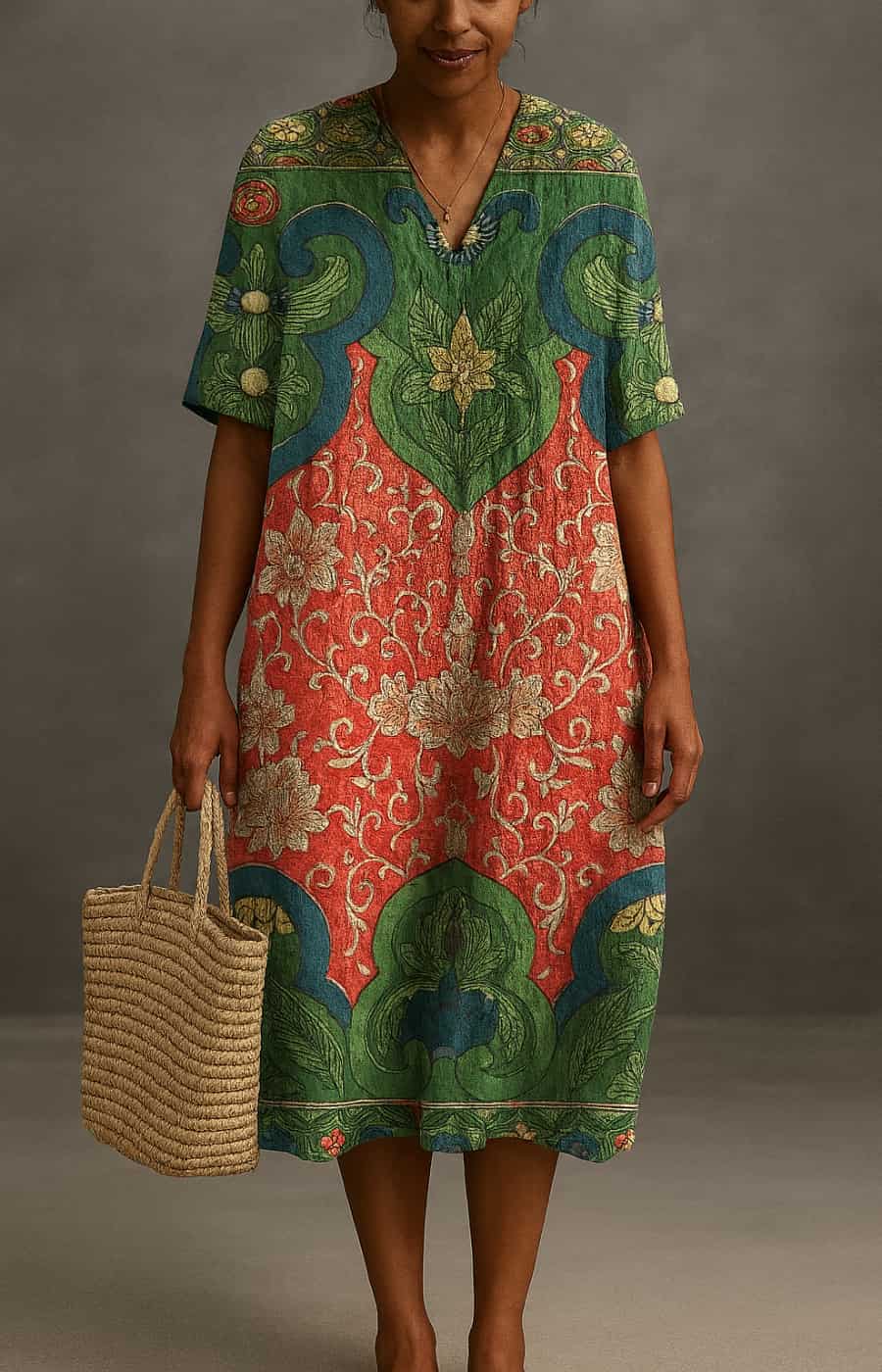 Aubrey™ | Robe midi élégante et décontractée