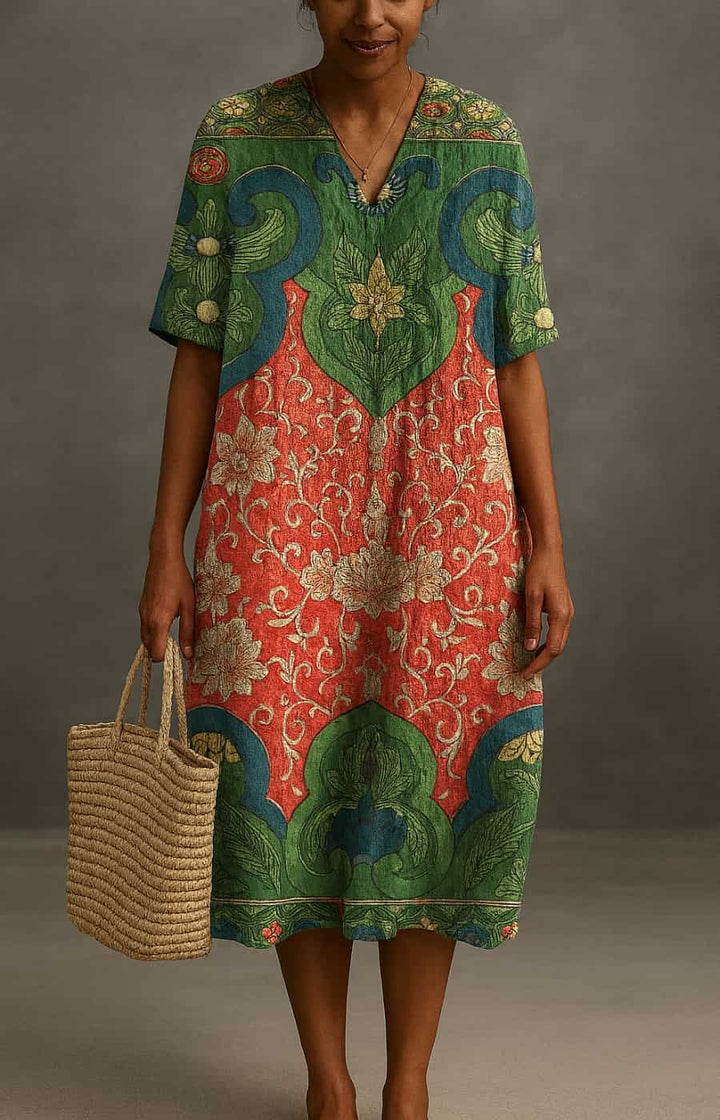 Aubrey™ | Robe midi élégante et décontractée