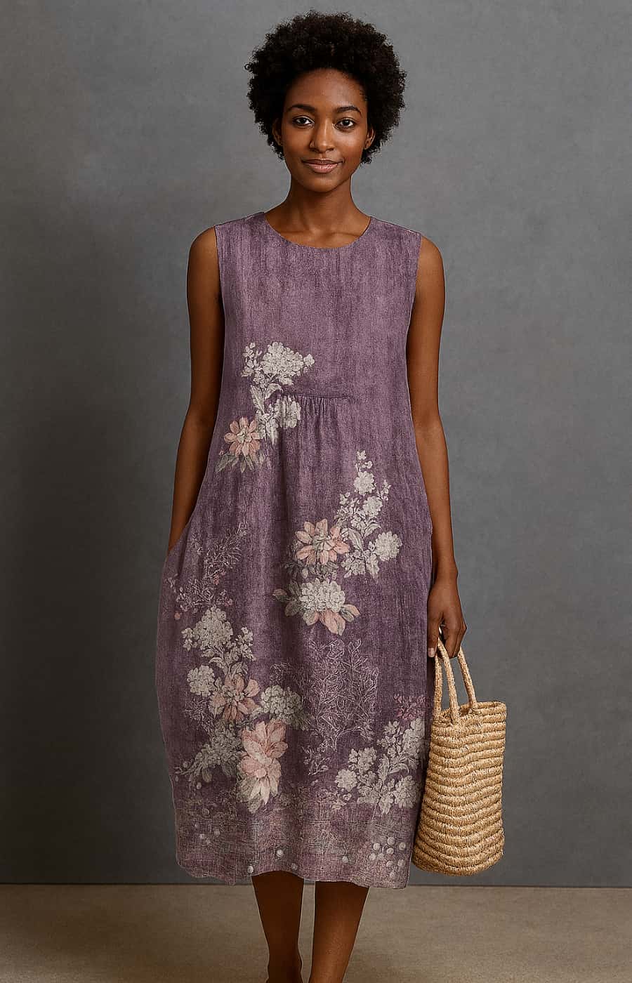 Aubrey™ | Robe midi élégante et décontractée