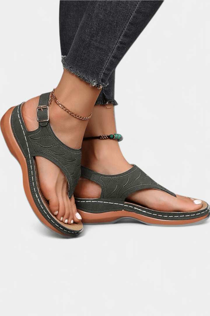 Camille™ | Sandales ergonomiques à semelle orthopédique