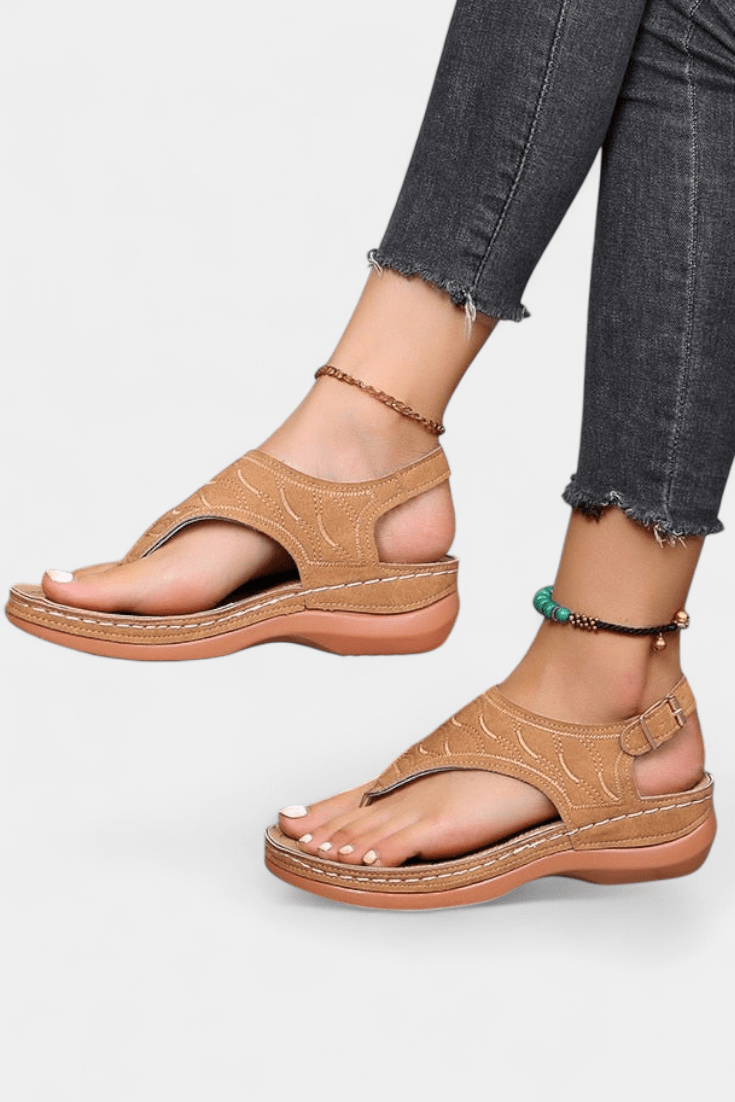 Camille™ | Sandales ergonomiques à semelle orthopédique