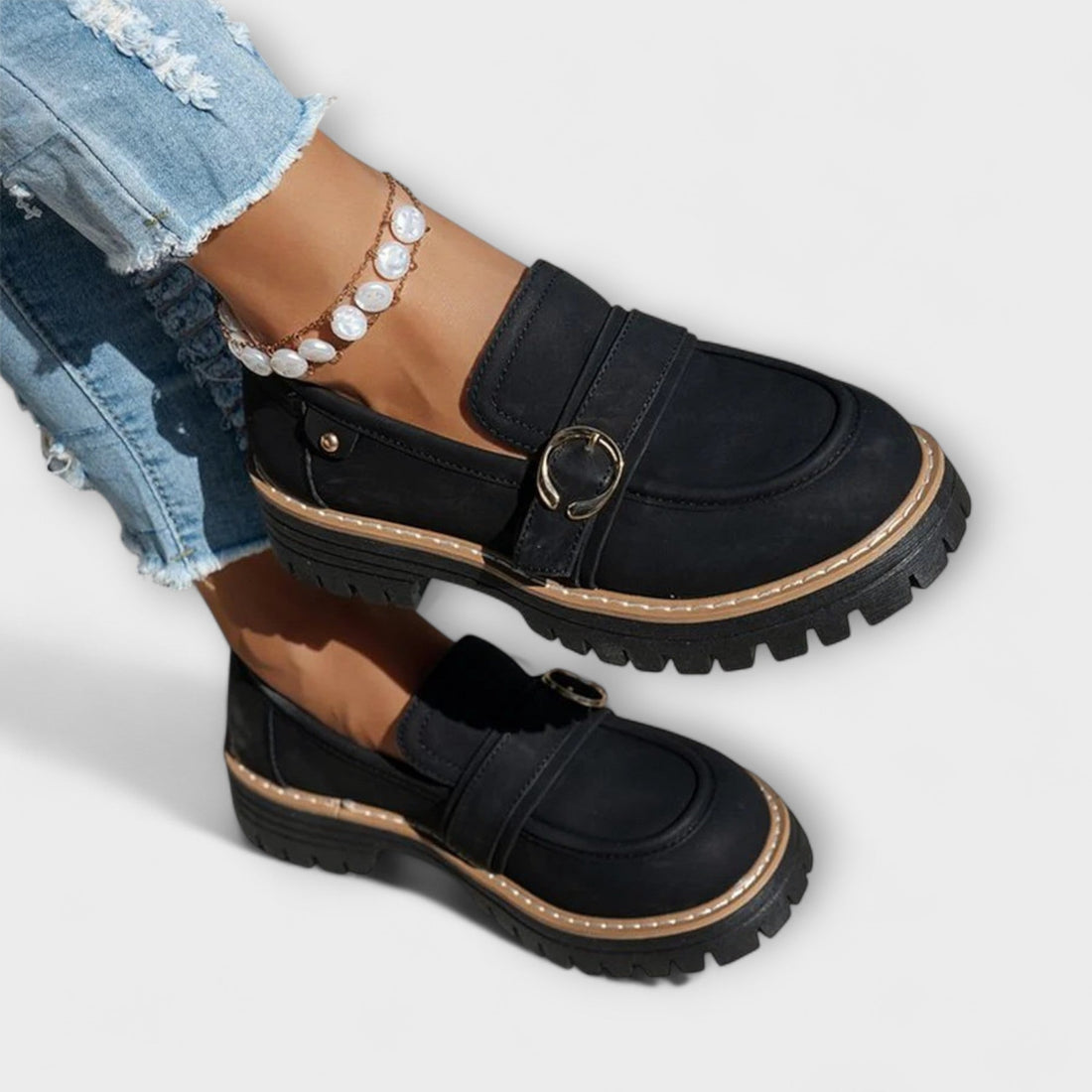 Lora – Mocassins Décontractés avec Bout Rond