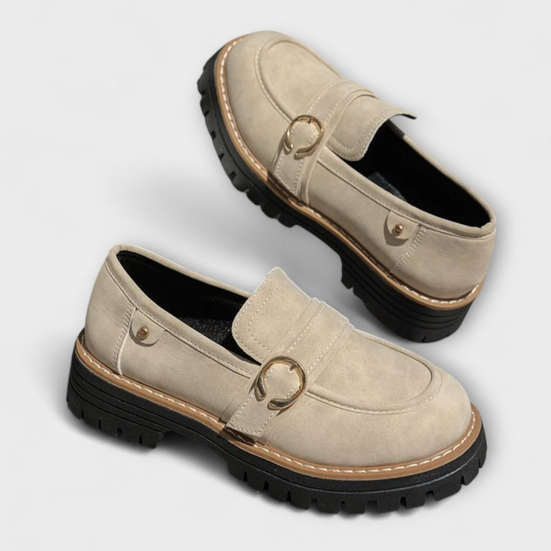 Lora – Mocassins Décontractés avec Bout Rond