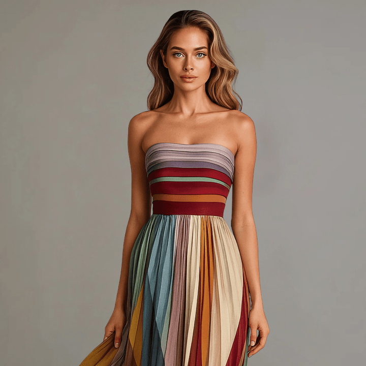 Fiorella™ | Robe colorée sans manches