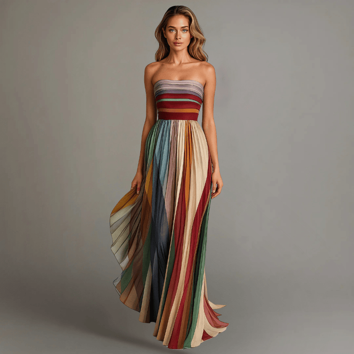 Fiorella™ | Robe colorée sans manches