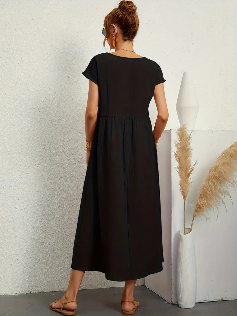 Juliane™ | Robe en lin premium avec poches