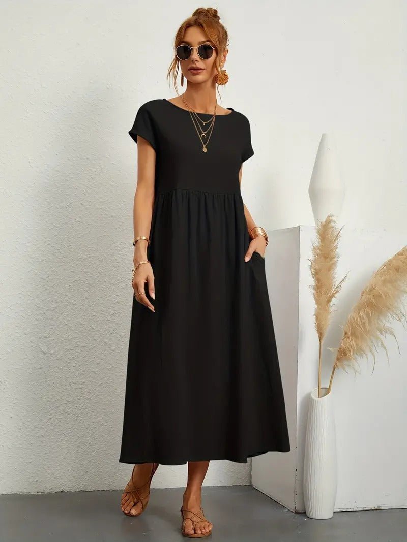 Juliane™ | Robe en lin premium avec poches