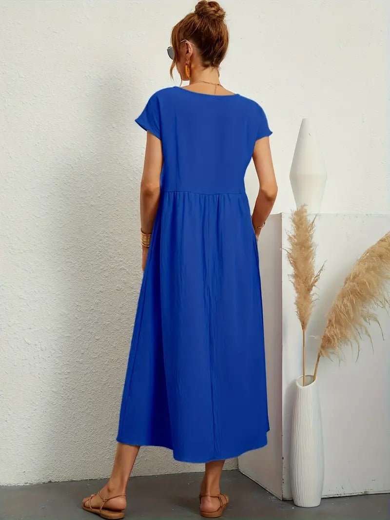 Juliane™ | Robe en lin premium avec poches