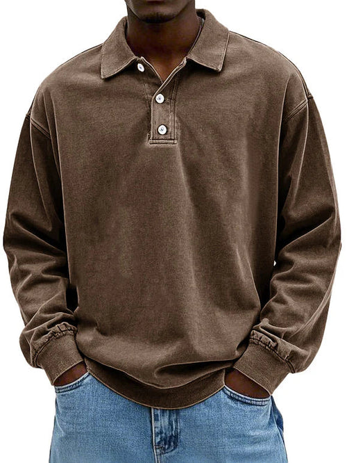 Lierre & Sève™ | Chemise Élégante Homme à Manches Longues