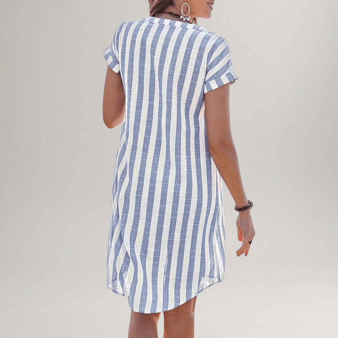 Virna™ | Robe-Chemise Élégante et Polyvalente