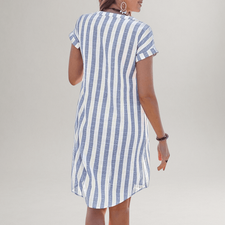 Virna™ | Robe-Chemise Élégante et Polyvalente